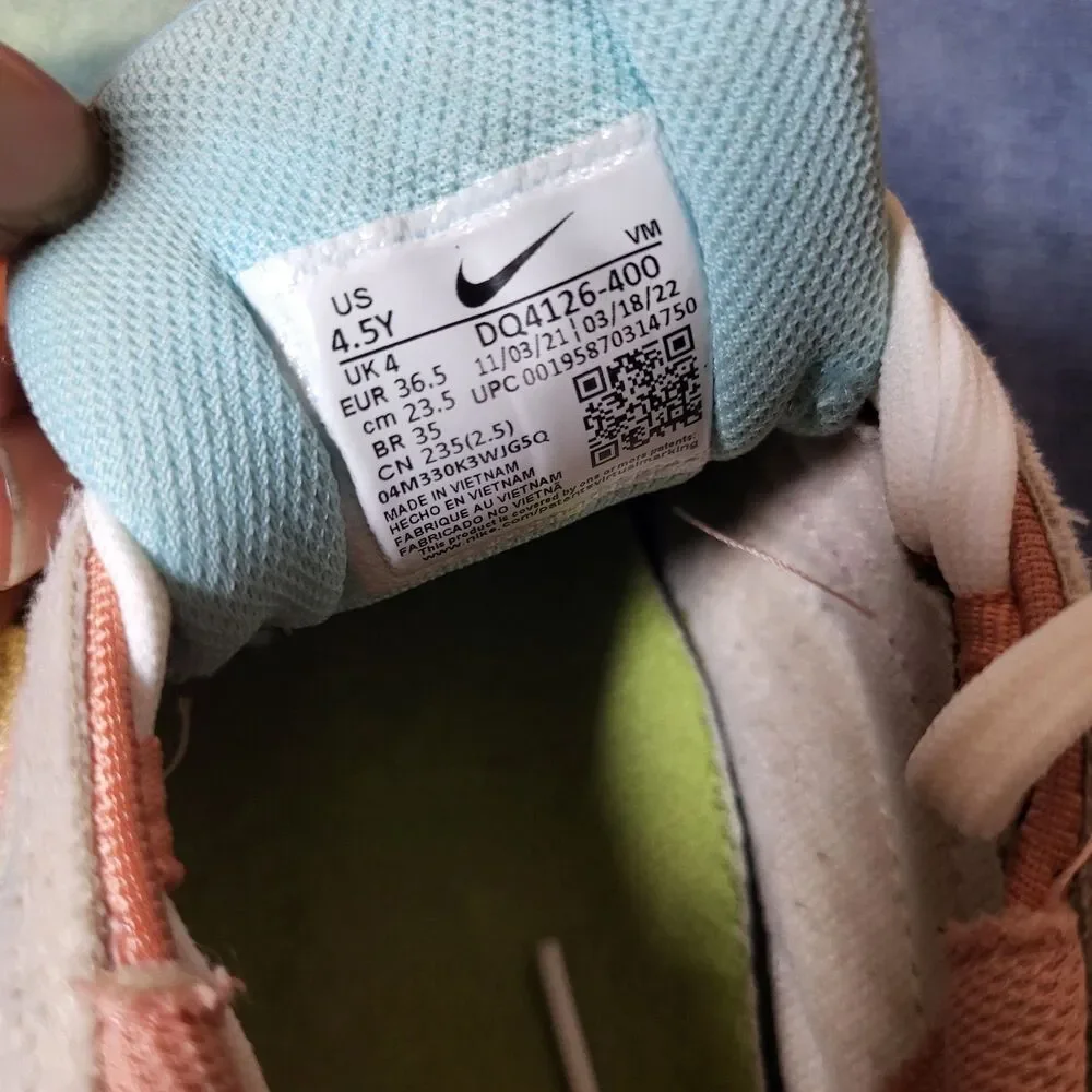 Nike Air Max 97 SE GS 'Sun‎ Club' Copa Wheat Grass DQ4126-400 Kid’s Size 4.5Y
